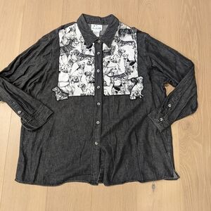 Unique dog print shirt